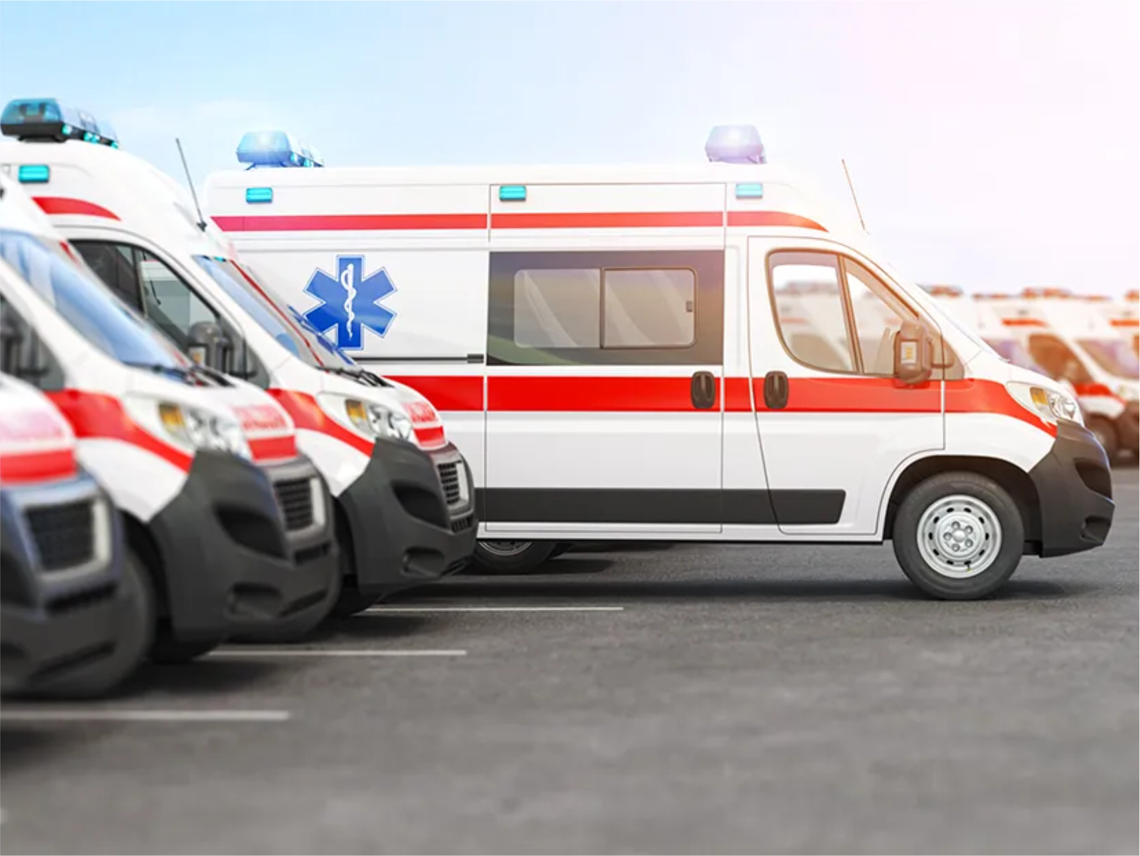 Transporte de veiculos de emergencia